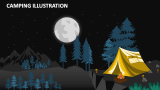 Camping Illustration - Slide 1