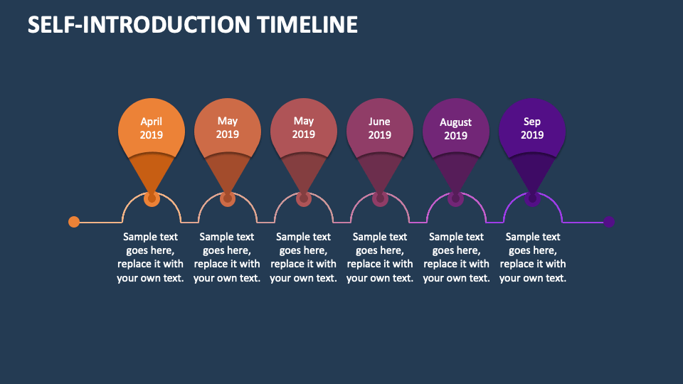 Self-Introduction Timeline PowerPoint and Google Slides Template - PPT ...