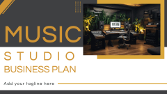 Music Studio Business Plan - Slide 1