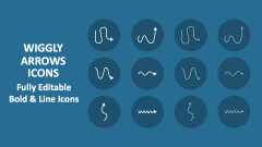 Wiggly Arrows Icons - Slide 1