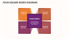 Four Square Boxes Diagram - Slide 1