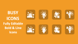 Busy Icons - Slide 1