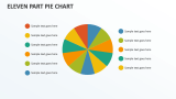 Eleven Part Pie Chart - Slide 1