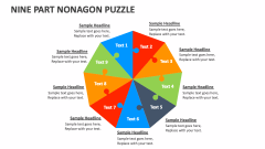 Nine Part Nonagon Puzzle - Slide 1