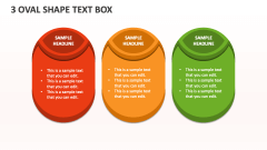 3 Oval Shape Text Box - Slide 1