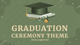 Graduation Ceremony Presentation Theme - Slide 1