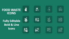 Food Waste Icons - Slide 1