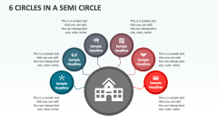 6 Circles in a Semi Circle - Slide 1