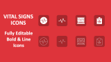 Vital Signs Icons - Slide 1