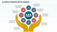 8 Circle Points with Hands - Slide 1