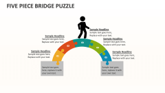 Five Piece Bridge Puzzle - Slide 1