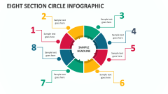 Eight Section Circle Infographic - Slide 1
