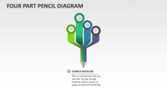 Four Part Pencil Diagram - Slide 1