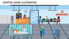 Hospital Scene Illustration - Slide 1