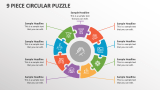 9 Piece Circular Puzzle - Slide 1