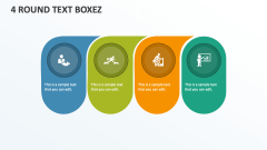 4 Round Text Boxez - Slide 1