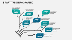 8 Part Tree Infographic - Slide 1