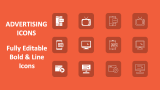 Advertising Icons - Slide 1