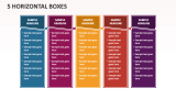 5 Horizontal Boxes - Slide 1