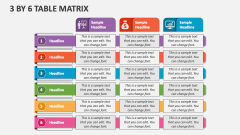 3 By 6 Table Matrix - Slide 1