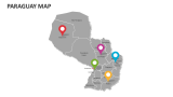 Paraguay map - Slide 3