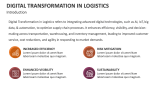 Introduction of Digital Transformation in Logistics - Slide 2