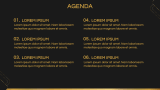 Gold Presentation Theme - Slide 2