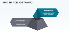 Two Section 3D Pyramid - Slide 1