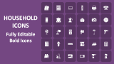 Household Icons - Slide 1