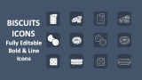 Biscuits Icons - Slide 1
