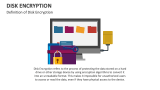 Definition of Disk Encryption - Slide 1