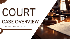 Free - Court Case Overview Presentation for Google Slides and ...