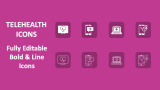 Telehealth Icons - Slide 1