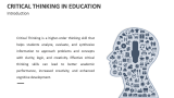 Critical Thinking in Education - Slide 3