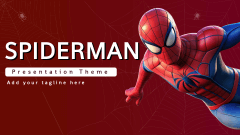 Spiderman Presentation Theme - Slide 1