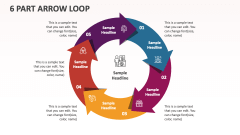 6 Part Arrow Loop - Slide 1