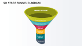Six Stage Funnel Diagram - Slide 1