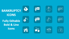 Bankruptcy Icons - Slide 1
