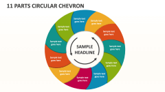 11 Parts Circular Chevron - Slide 1