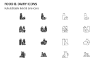 Food & Dairy Icons - Slide 2