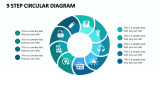 9 Step Circular Diagram - Slide 1