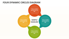 Four Dynamic Circles Diagram - Slide 1