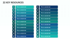 22 Key Resources - Slide 1