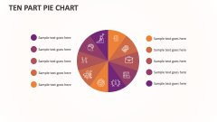 Ten Part Pie Chart - Slide 1