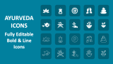 Ayurveda Icons - Slide 1