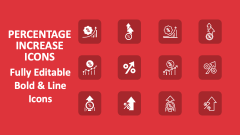 Percentage Increase Icons - Slide 1