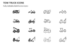 Tow Truck Icons - Slide 2