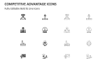 Competitive Advantage Icons - Slide 2