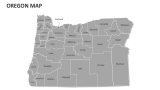 Oregon Map - Slide 2