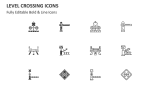 Level Crossing Icons - Slide 2